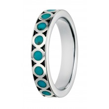 Stabilized Turquoise Silver 925 Ring